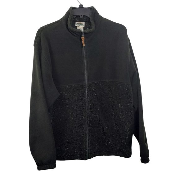 Northern Elements Other - Northern Elements Canada Vintage Men's Large Green Fully Zip Heavy Fleece Jacket